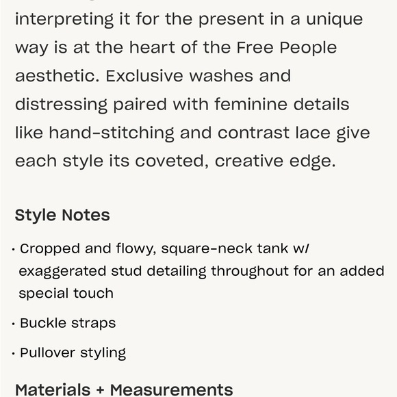 Free People Rikki studded cropped top with metal embellishment - Picture 10 of 10